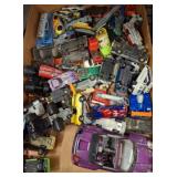 Box Lot of Assorted Diecast Toy Vehicles