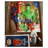 Boxed Marvel Toys Including Spider-Man and Hulk