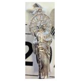 Sterling Silver Religious Pendant