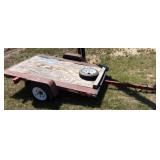 Haulin Model 5700 Tiltbed Utility Trailer 5.5x8
