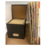Records and CDs in Storage Box