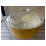 Corningware Harvest Gold 1.5 Quart Dish with Lid