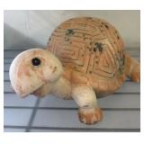 Turtle Figurine with Painted Details