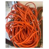 Orange and Green Electrical Cords