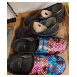 Two Pairs of Dansko Leather Clogs, Size 39
