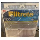 3 Pack Filtrete 20x20x1 Air Filters . 1 Glasfloss