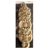 Oneida Sterling Silver Floral Repousse Pendant