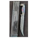 Dragon-Themed Knife With Sheath