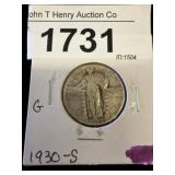 1930-S Standing Liberty Quarter Coin