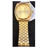 Nixon Gold-Tone Time Teller Quartz Watch