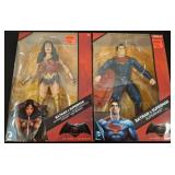 Wonder Woman and Superman Action Figures