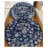 Royal Wessex Blue Floral Ceramic Plates