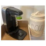 FoodSaver Vacuum Sealer and Rae Dunn Flour Caniste