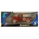 Solido Red Pickup Truck Diecast Model in Box