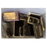 Electronics Lot Including Phones and Pager