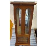 Wooden Display Cabinet With Glass Door