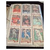 Binder of Mixed Sports Trading Cards