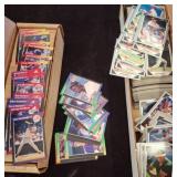 Baseball Trading Cards in Cardboard Storage Boxes