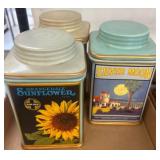 Oneida Vintage Label Canisters