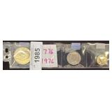 1976 Bicentennial U.S. Coins in Plastic Sleeve