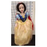 Snow White-Inspired Porcelain Doll in Outfit
