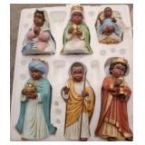 6 Porcelain Nativity Figurines by Home Interiors