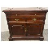 Wooden Expandable Buffet Cabinet with Storage