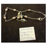 Black Tahitian Baroque Pearl Necklace by Honora