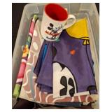 Outdoor Flags and Mickey Mouse Mug