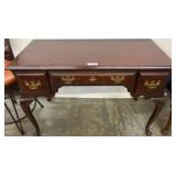 Queen Anne-Style Flip-Top Vanity with Mirror
