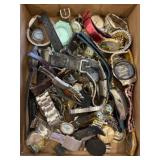 Box Lot of Mixed Wristwatches, Various Brands