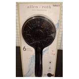 Allen + Roth Handheld Showerhead Matte Black