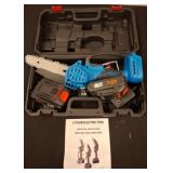 Lithium Electric Mini Chainsaw with Case