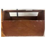 Wooden Shoe Care Box with Accessories