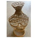 Handcrafted Wicker Mannequin Form