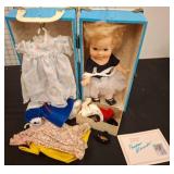 Doll in Case with Clothes and Accessories