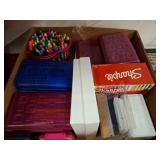 Box Lot of Pens, Markers, and Organizer Supplies