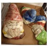 Ceramic Gnome Figurines
