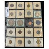 World Coins in Protective Holders