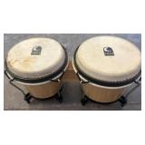 Toca Bongos With Natural Heads and Wood Shells