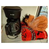 Mr. Coffee Maker, Doll, and FDNY Rug Lot