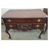 Mahogany Sideboard with Brass Hardware