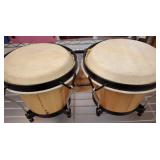 Musicube Percussion Bongo Drums, Wood and Metal