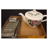 Portmeirion Teapot with Metal Grater