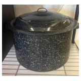 Speckled Enamel Stock Pot with Lid