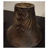 Light Fixture Shade with Leaf Motif