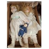 Three Porcelain Dolls