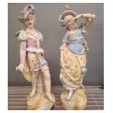 Porcelain Figurines in 18th Century Attire