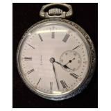 Vintage Elgin Pocket Watch with Decorative Case