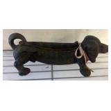 Cast Iron Dachshund-Form Doorstop